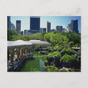 Der Zoo im Central Park, New York, USA. Postkarte