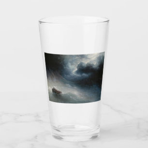 Der Zorn der Meere (von Ivan Aivazovsky) Glas