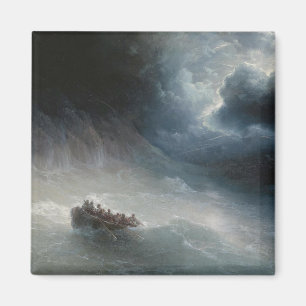 Der Zorn der Meere (von Ivan Aivazovsky) Magnet