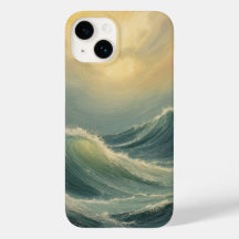 Der Zorn des Ozeans in der Morgendämmerung