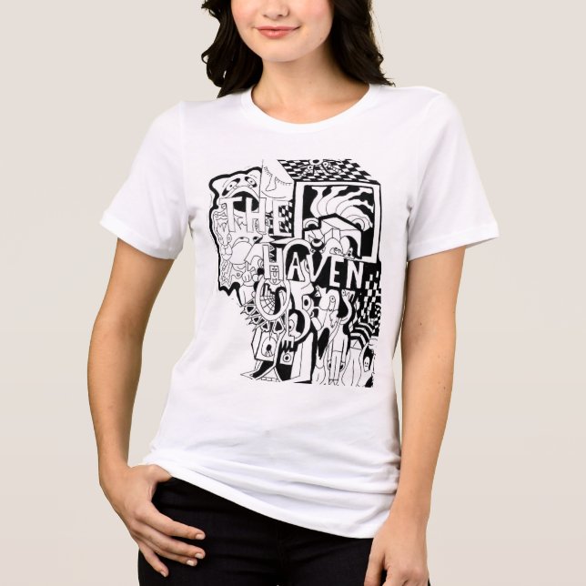 Der Zufluchtsort Tri-Blend Shirt (Vorderseite)