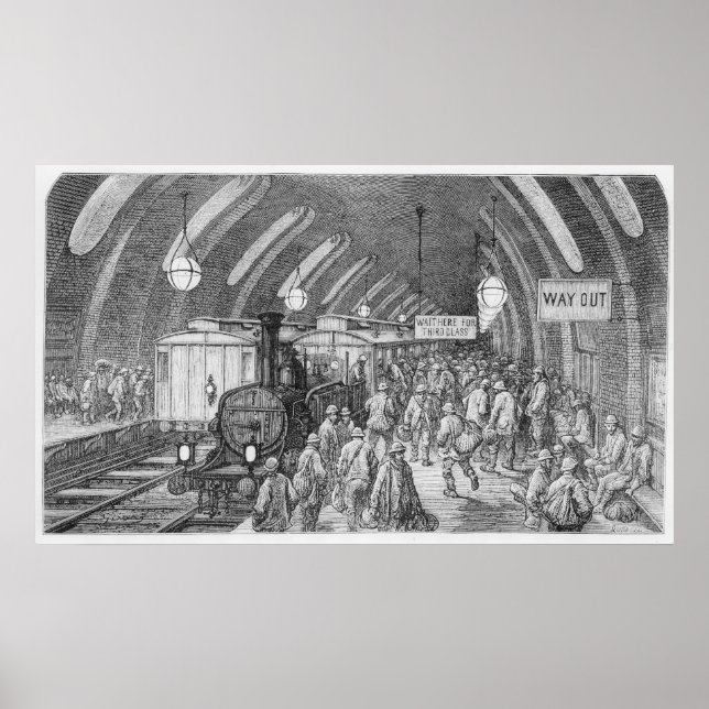 Der Zug der Arbeiter Poster (Vorne)