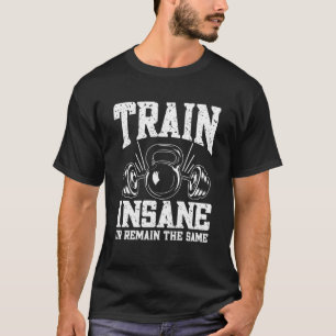 Der Zug ist verrückt oder bleibt das selbe Schwerg T-Shirt