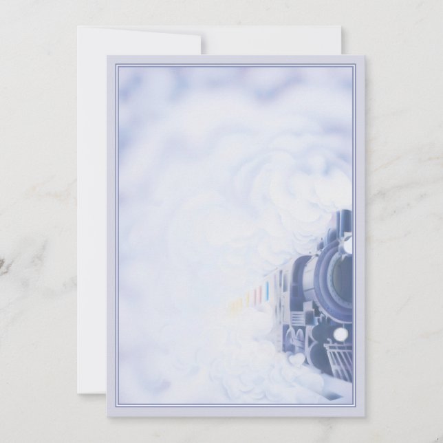 Der Zug © Mitteilungskarte (Vorderseite)