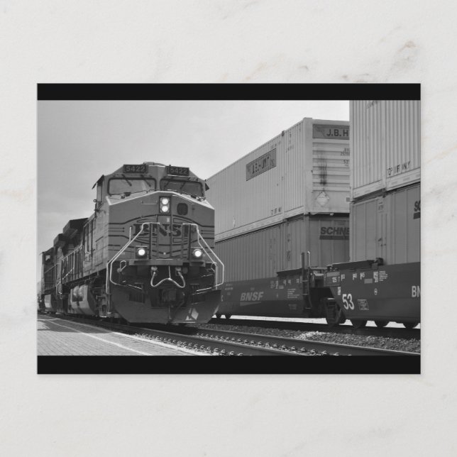 Der Zug Postkarte (Vorderseite)