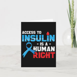 Der Zugang zu Insulin ist ein Mensch, der Recht au Karte