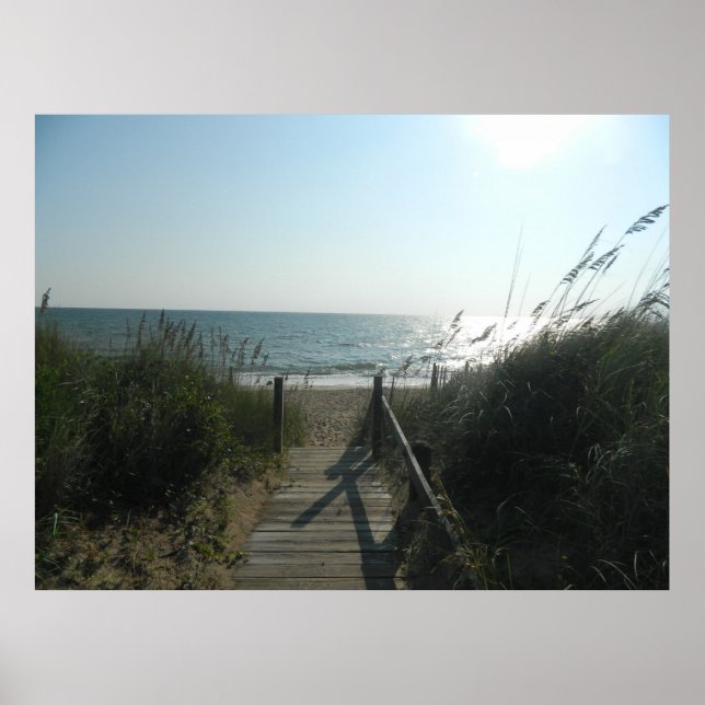 Der Zugang zum Strand Poster (Vorne)