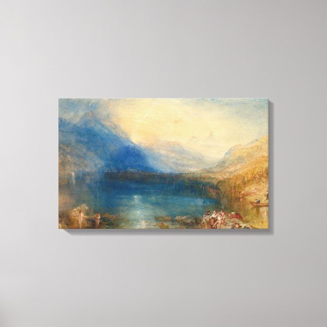 Der Zuger See Joseph Mallord William Turner Leinwanddruck (Vorderseite)