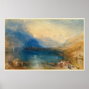 Der Zuger See Joseph Mallord William Turner Poster