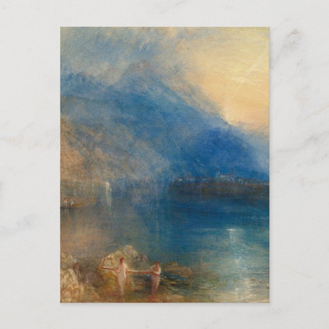 Der Zuger See Joseph Mallord William Turner Postkarte (Vorderseite)
