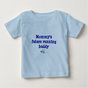 Der zukünftige laufende Freund der Mama Baby T-shirt