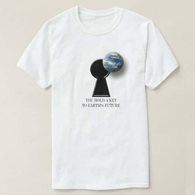 Der zukünftige Umweltaktivismus der Erde T-Shirt (Design vorne)
