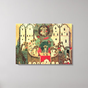 Der Zusammenbau von Engeln Leinwanddruck