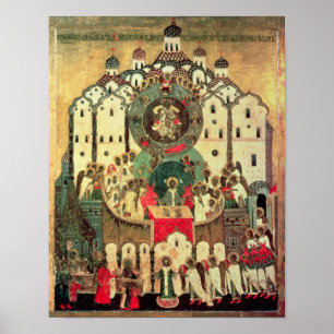 Der Zusammenbau von Engeln Poster