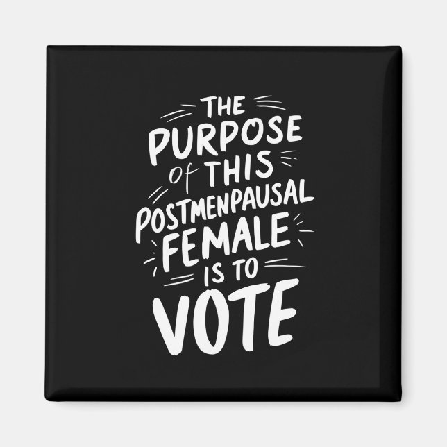 Der Zweck für diesen Post Menopausal Harris Walz Magnet (Vorne)