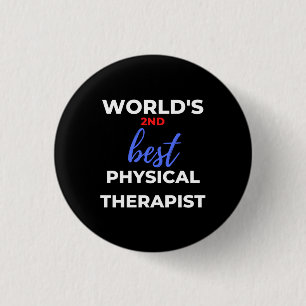 Der zweitbeste Physiotherapeut der Welt Button