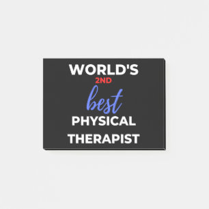 Der zweitbeste Physiotherapeut der Welt Post-it Klebezettel