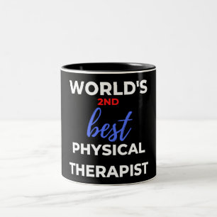 Der zweitbeste Physiotherapeut der Welt Zweifarbige Tasse