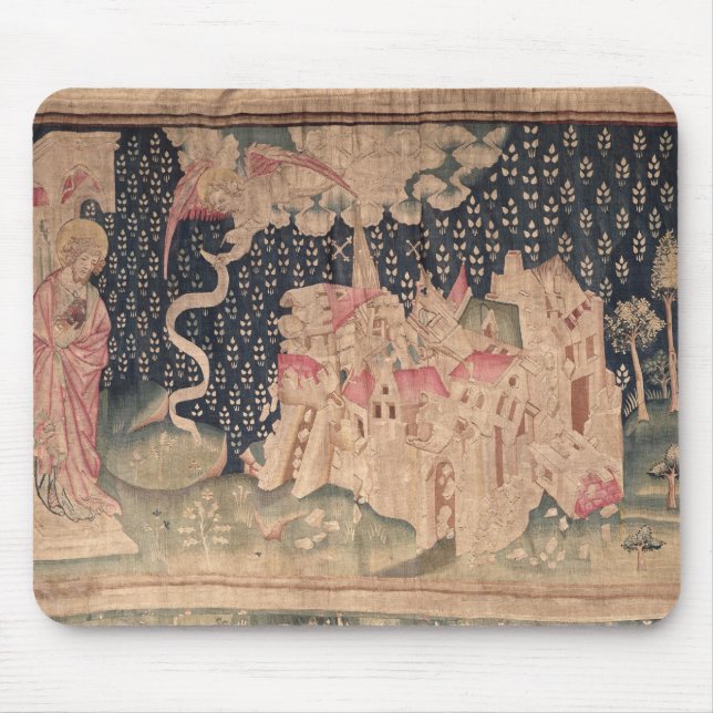Der zweite Engel kündigt den Fall von Babylon an Mousepad (Vorne)