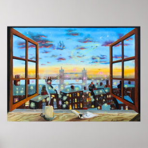 Der zweite Stern rechts. Peter Pan inspiriert Poster