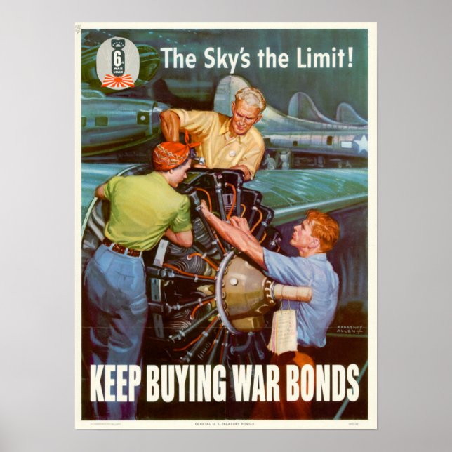 Der Zweite Weltkrieg Der Himmel ist das Limit! Poster (Vorne)