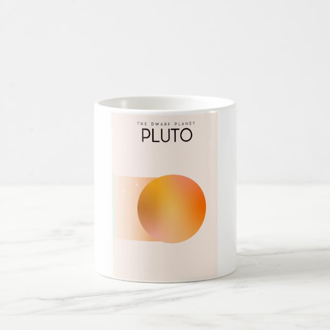 Der Zwergplanet Pluto Verwandlungstasse (Mittel)