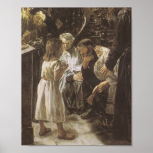 Der Zwölfjährige Jesus im Tempel 1879 Poster