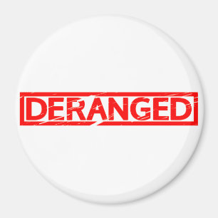 Derangierte Briefmarke Magnet