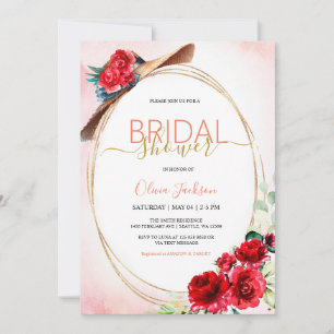 Derby Bridal Shower Einladung
