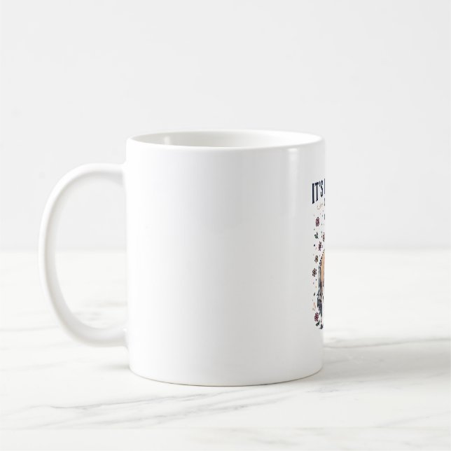 Derby Day Y'all Pferd Blumenhut Kaffeetasse (Links)