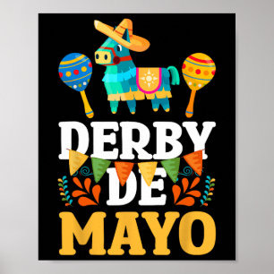 Derby De Mayo Cinco De Mayo Mexican Poster