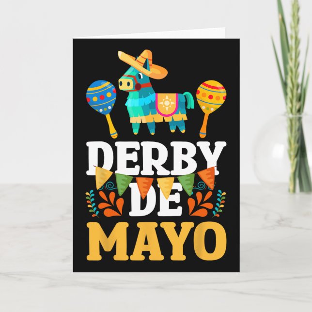 Derby De Mayo Cinco De Mayo Mexikanisch  Karte (Vorderseite)