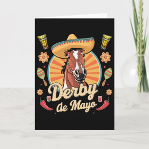 Derby De Mayo Cinco De Mayo Mexikanische Party Karte