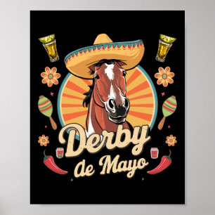 Derby De Mayo Cinco De Mayo Mexiko-Party Poster