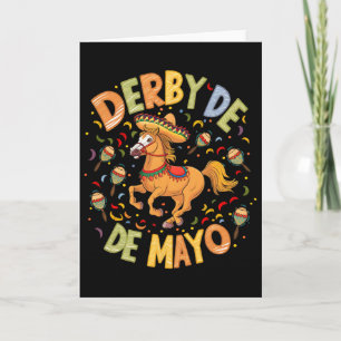 Derby De Mayo Lustige Cinco De Mayo Mexikanische P Karte