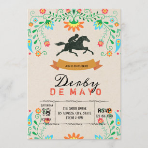 Derby de Mayo Party Einladung