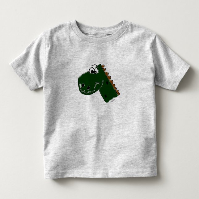 Derby Dinosaur Kleinkind T-shirt (Vorderseite)