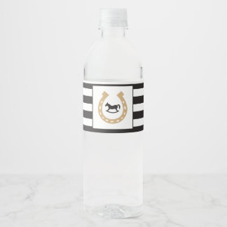 Derby Drink Beverage Labels für Babydusche Wasserflaschenetikett