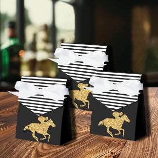Derby Gold Racehorse und Jockey Geschenkschachtel