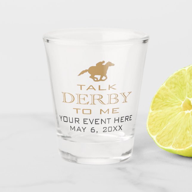 Derby Horse Race Party Custom Schnapsglas (Vorderseite)