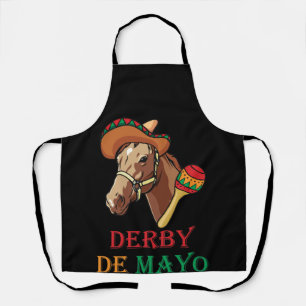 Derby Mayo Kentucky Pferderennen Sombrero mexikani Schürze