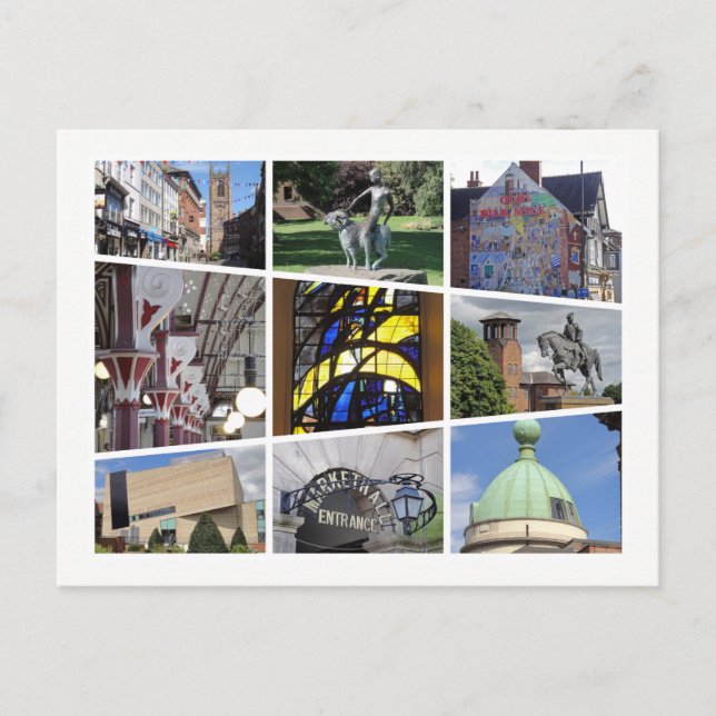 Derby-Mehrbild-Postkarte Postkarte (Vorderseite)