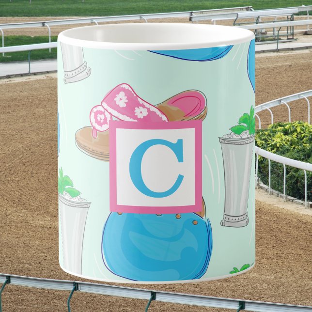 Derby Mint Julep Handtasche Monogramm Kaffee Kaffeetasse (Von Creator hochgeladen)