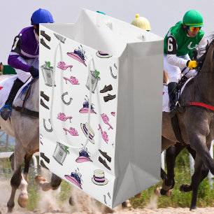 Derby Party Attire Mint Julep Horseshoe Mittlere Geschenktüte