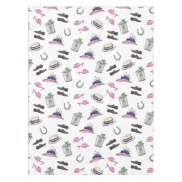 Derby Party Attire Mint Julep Horseshoe Tischdecke