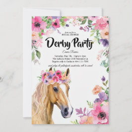 Derby-Party-Brautjunggesellinnenabschiedseinladung Einladung