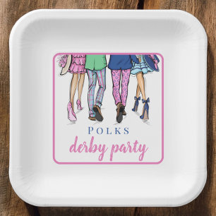 Derby Party Racing Fashion Preppy Custom Pappteller