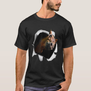 Derby-Pferd Wallpaper Pferdereiten Rennsport Tier T-Shirt