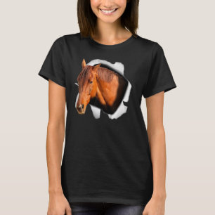 Derby-Pferd Wallpaper Pferdereiten Rennsport Tier  T-Shirt