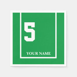 Derby Race Green 5 Personalisiert Paper Napkin Serviette